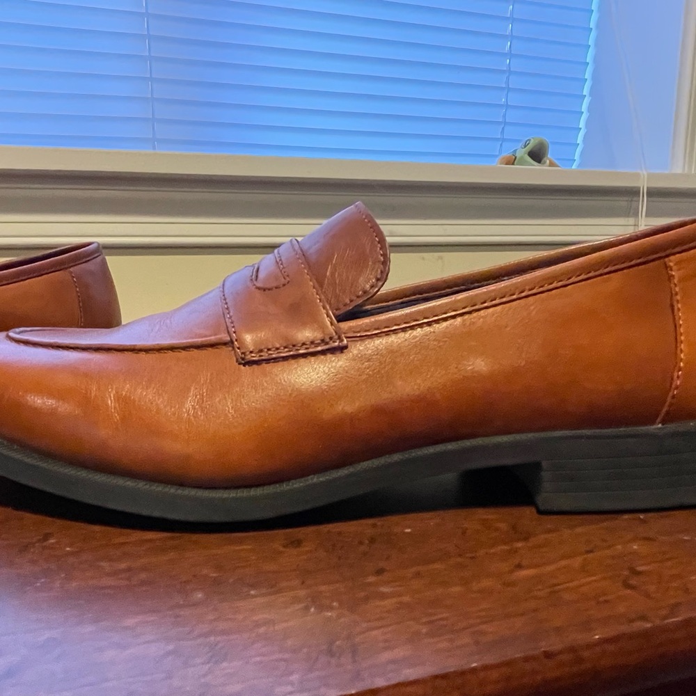 Cole Haan Men's Tan/Brown Leather Penny Loafers - Picture 8 of 8